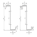 U/c/z Formen Stahl Purlin Maschine CZ Stahlkanalgebäudemaschine Leuchte Stahlframe Struktur Formungsmaschine